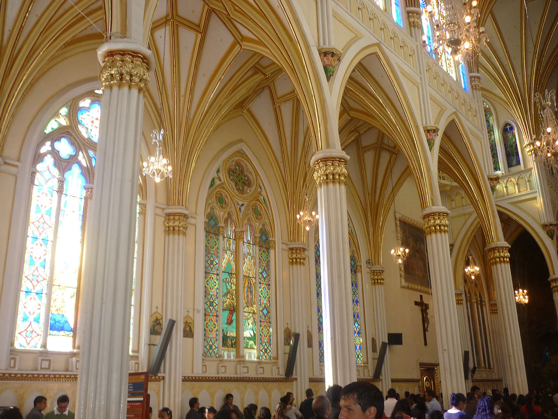 Las Lajas Sanctuary Interior