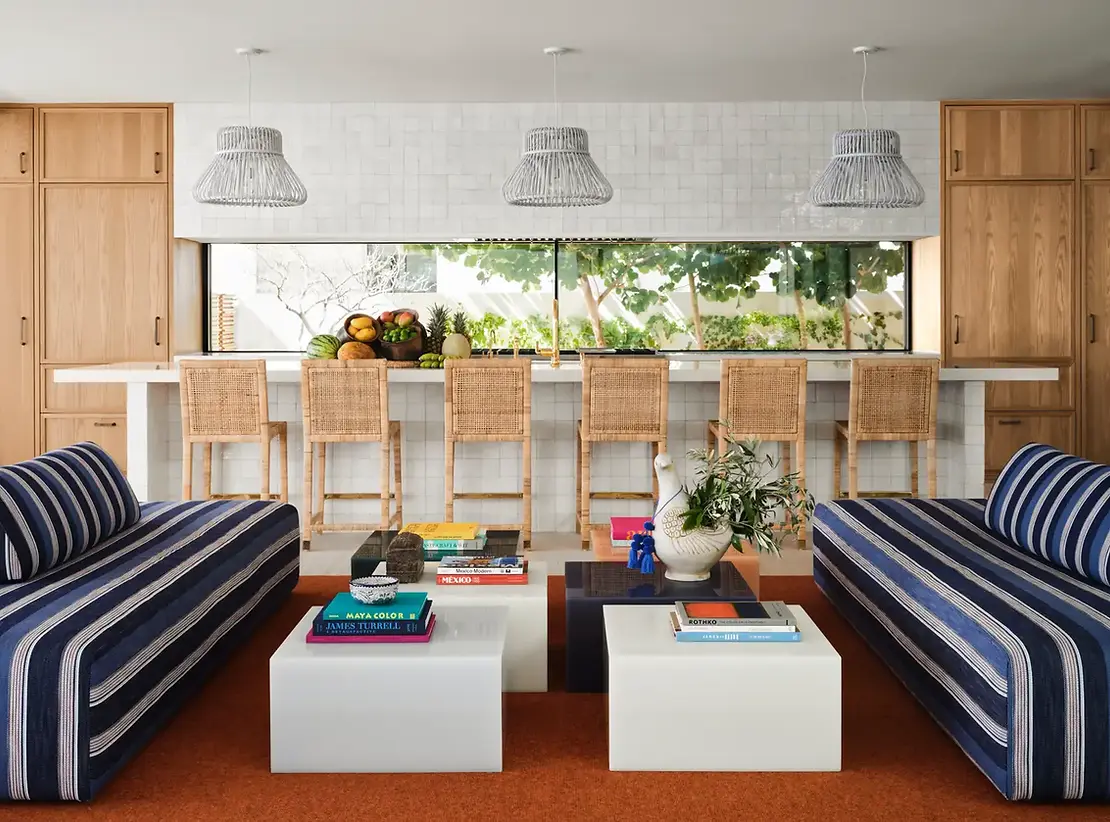 modern mexican interior design living room