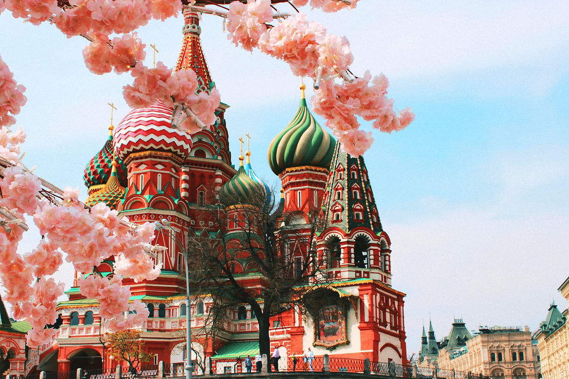 Saint Basil's Cathedral in Moscow, Russia