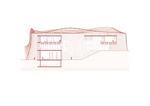 Thomas Hanna - Lebanese Embassy Long Section Graphic Style