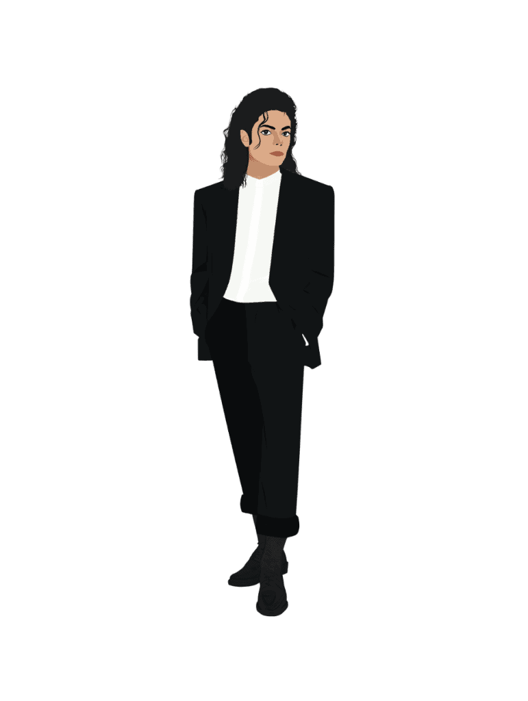 Download free architectural cutout: Michael Jackson Michael Jackson figure cutout in transparent PNG format for architectural presentations, urban scenes and conceptual renderings.