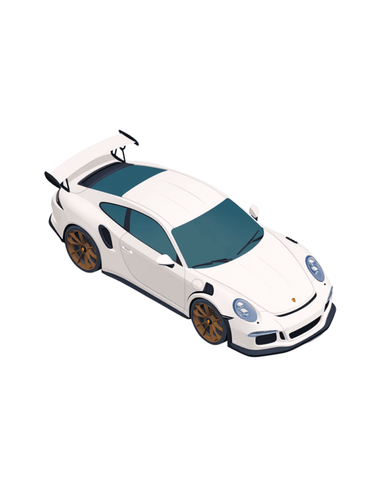 Download free architectural cutout: Porsche 911 gt3 rs porsche 911 gt3 rs isometric cutout