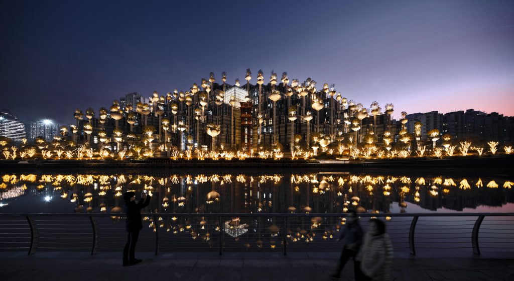 1000 Trees by Heatherwick Studio in Shanghai, China
