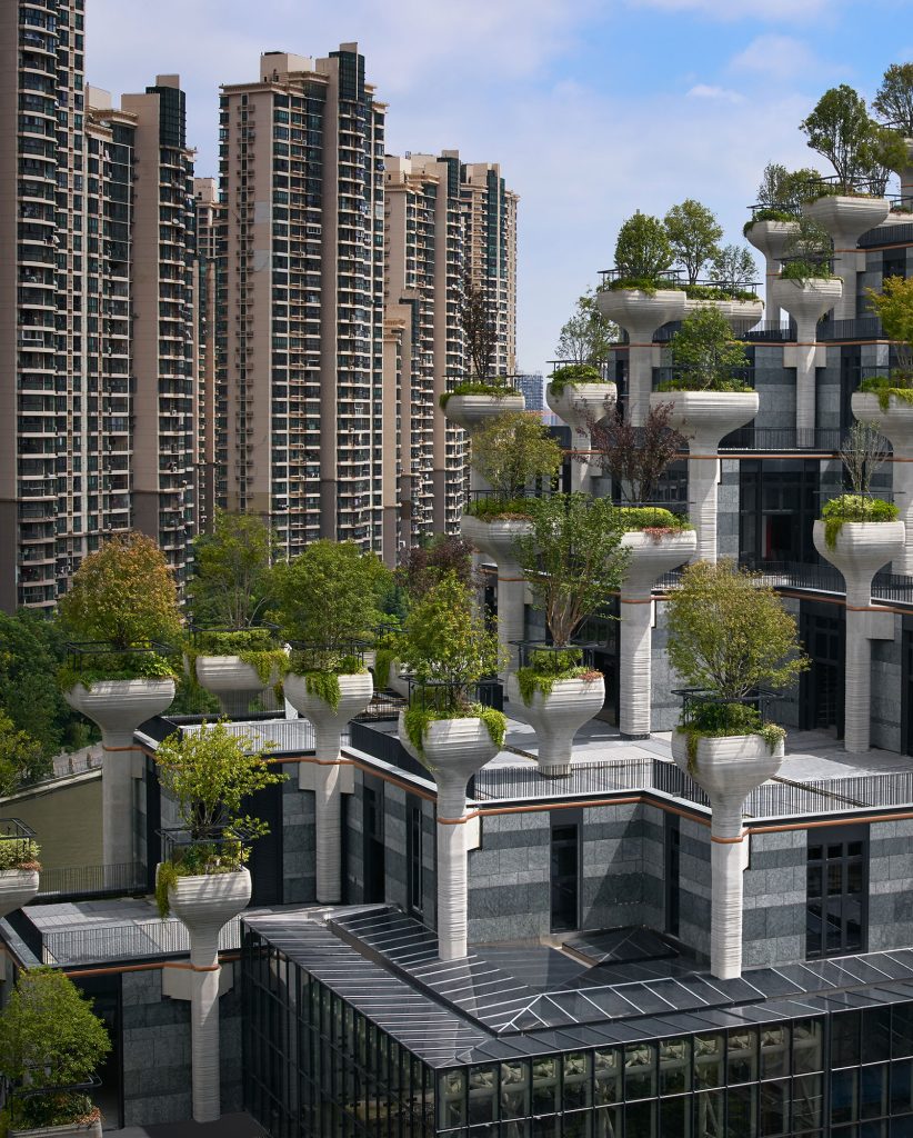 1000 Trees by Heatherwick Studio in Shanghai, China