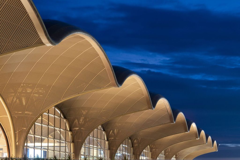Techo International Airport Cambodia by Foster + Partners in Phnom Penh, Cambodia