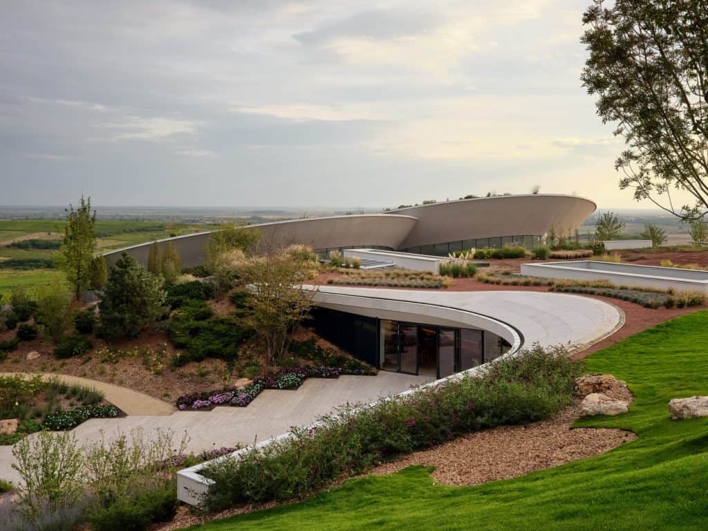 Tokaj Sauska Winery by BORD Architectural Studio in Rátka, Hungary