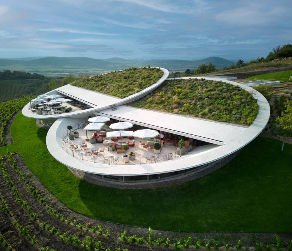 Tokaj Sauska Winery by BORD Architectural Studio in Rátka, Hungary