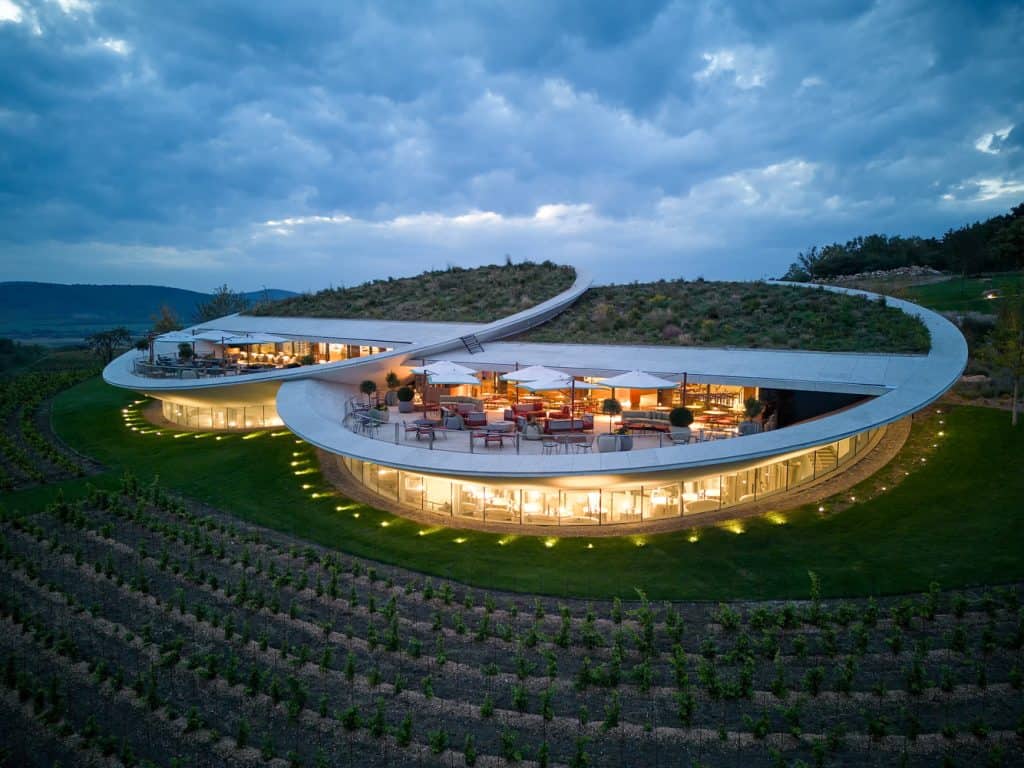 Tokaj Sauska Winery by BORD Architectural Studio in Rátka, Hungary