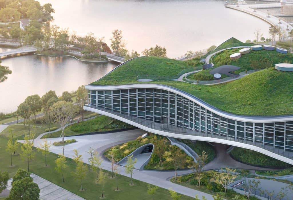 Wave Cube by Scenic Architecture Office in Shanghai, China