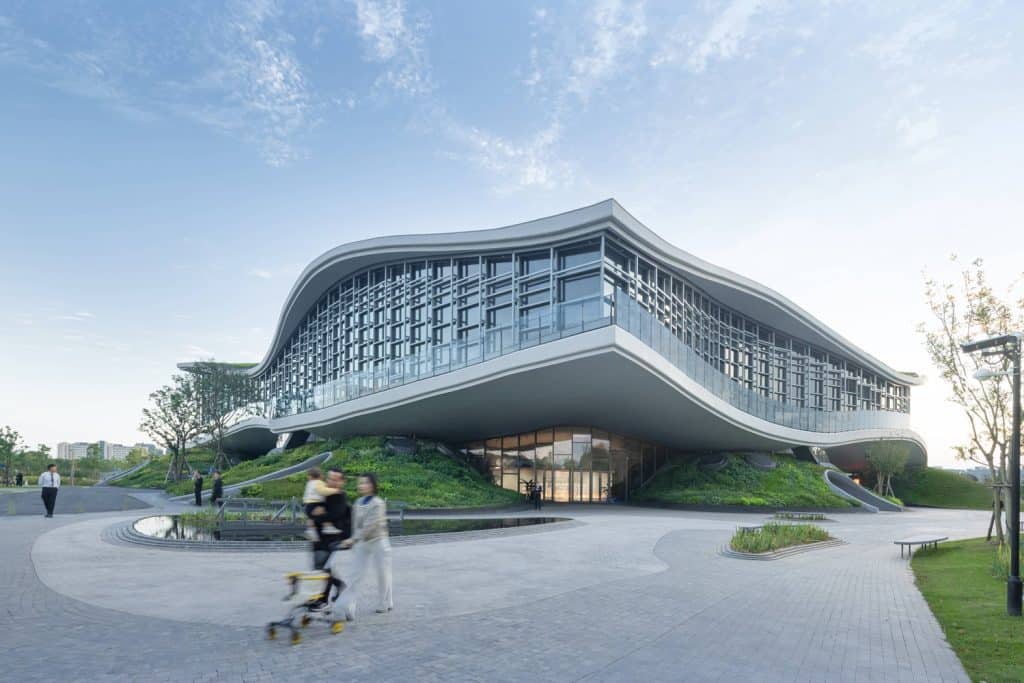 Wave Cube by Scenic Architecture Office in Shanghai, China