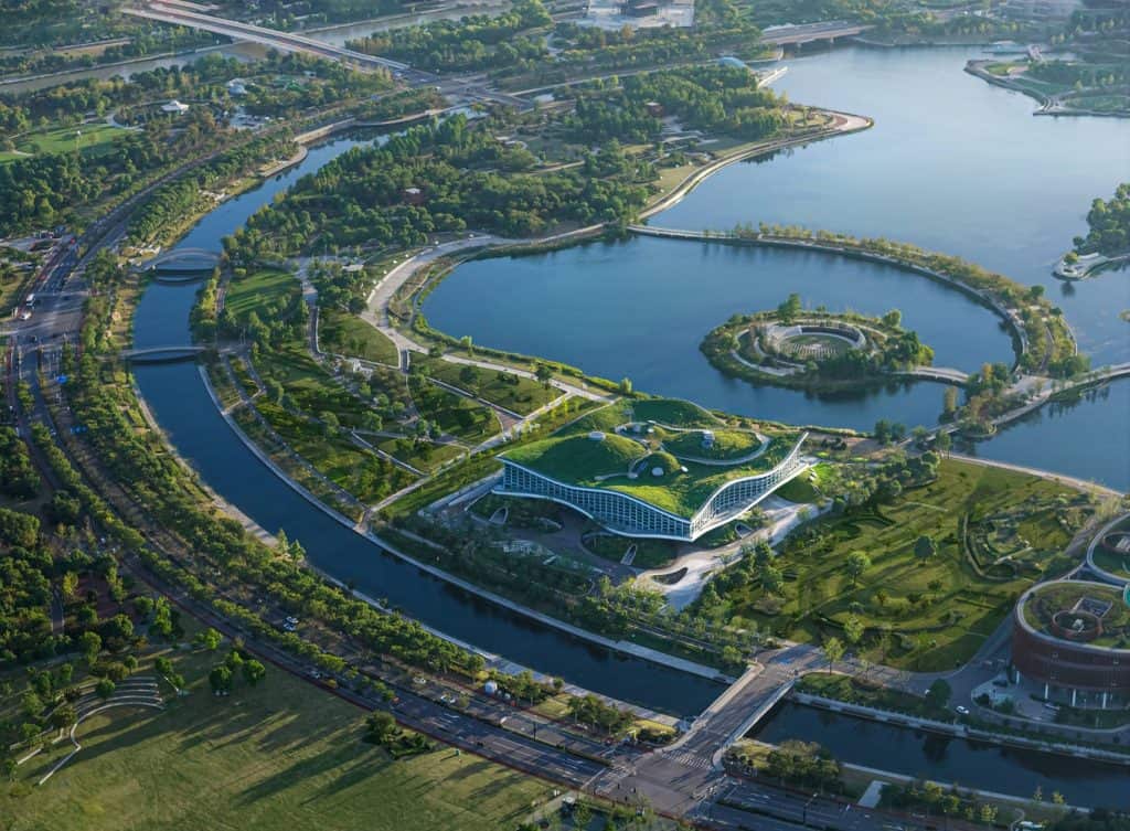 Wave Cube by Scenic Architecture Office in Shanghai, China