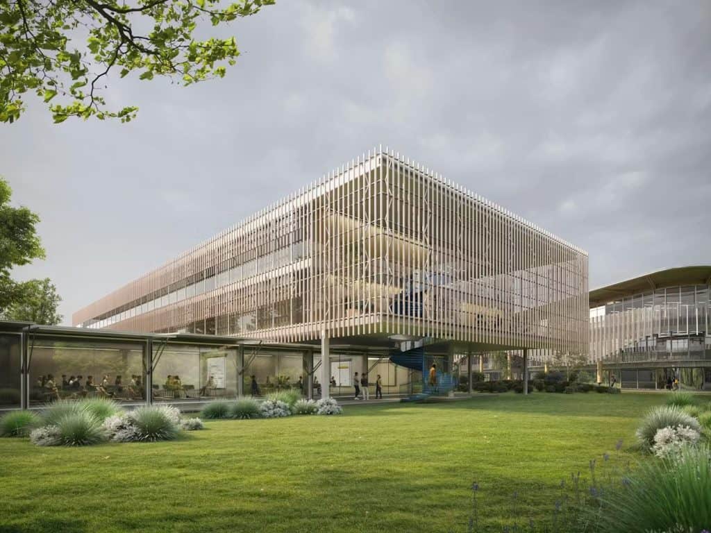 Proposal for HEC Campus by Ferrier Marchetti Studio in Paris, France