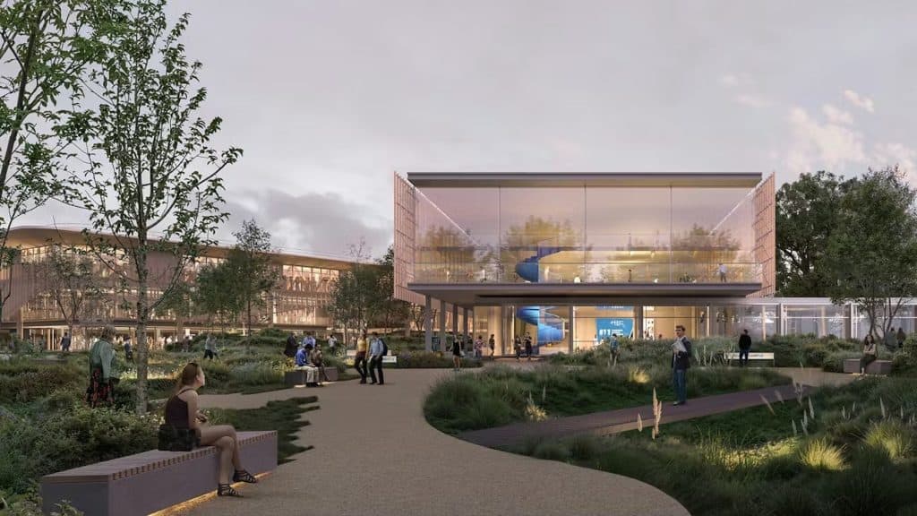 Proposal for HEC Campus by Ferrier Marchetti Studio in Paris, France