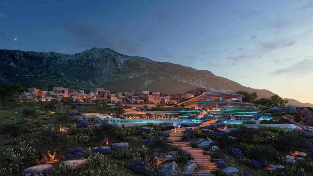 Delta Falaise Resort by Emre Arolat Architecture in Palasa, Albania