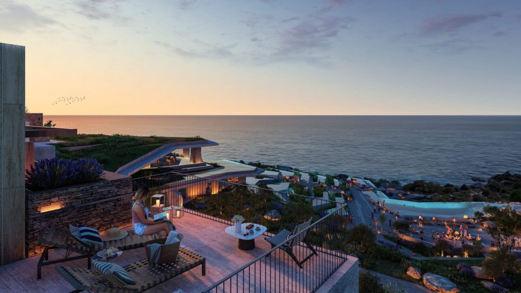 Delta Falaise Resort by Emre Arolat Architecture in Palasa, Albania