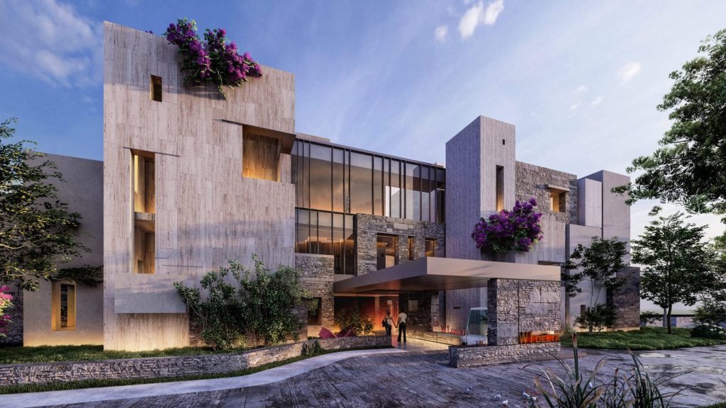 Delta Falaise Resort by Emre Arolat Architecture in Palasa, Albania