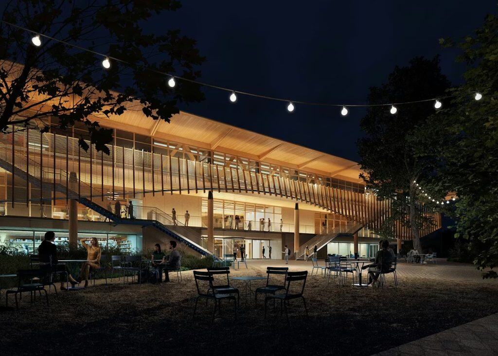 Proposal for HEC Campus by Ferrier Marchetti Studio in Paris, France