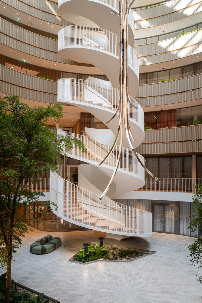 Forskaren Innovation Hub by 3XN in Hagalund, Sweden