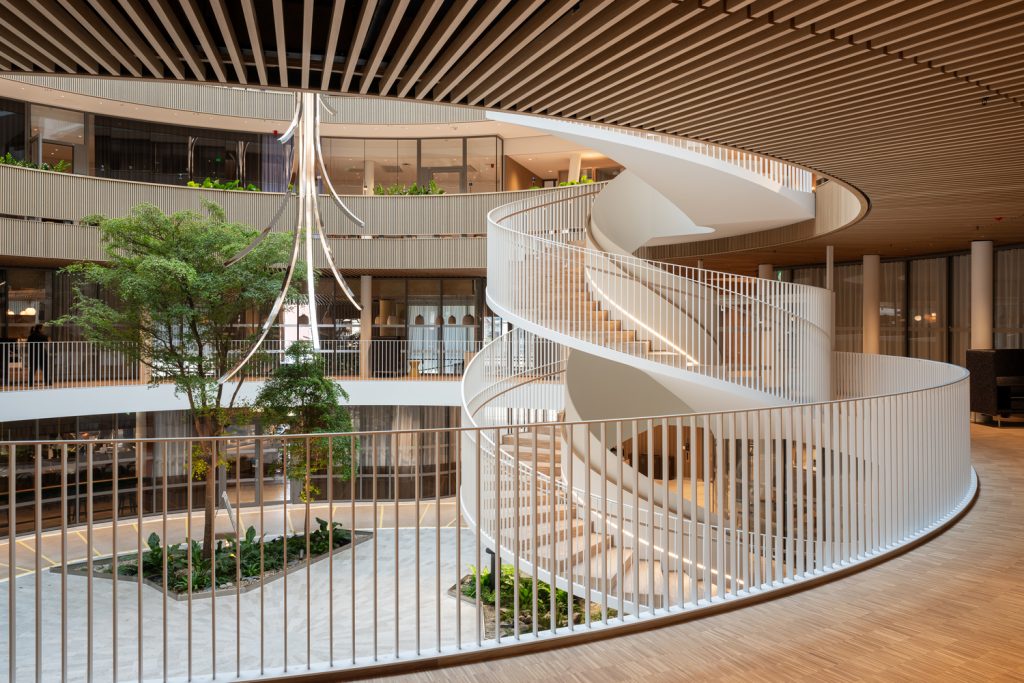 Forskaren Innovation Hub by 3XN in Hagalund, Sweden