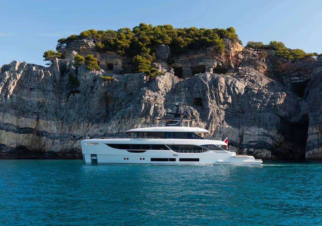 Benetti Oasis 34m Yacht by Bonetti/Kozerski Architecture in Livorno, Italy