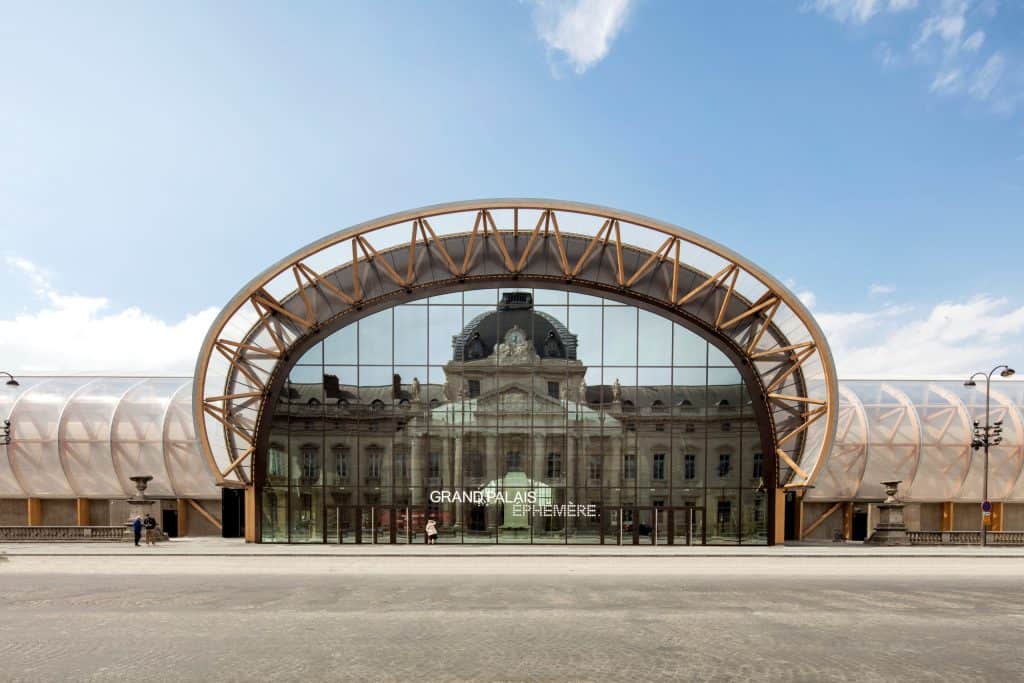 Grand Palais Ephémère by Wilmotte & Associés in Paris, France