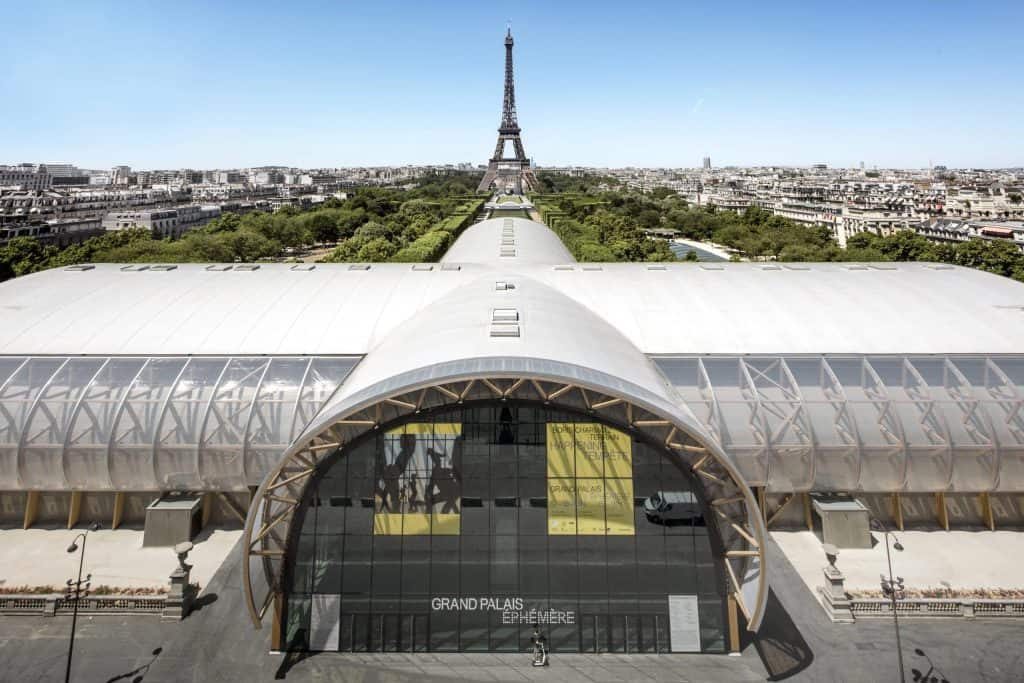 Grand Palais Ephémère by Wilmotte & Associés in Paris, France