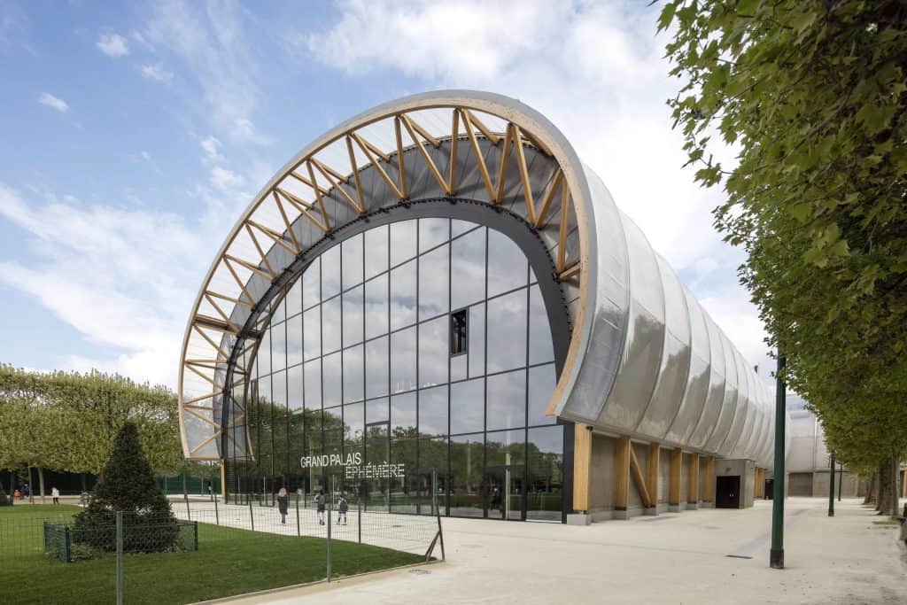 Grand Palais Ephémère by Wilmotte & Associés in Paris, France