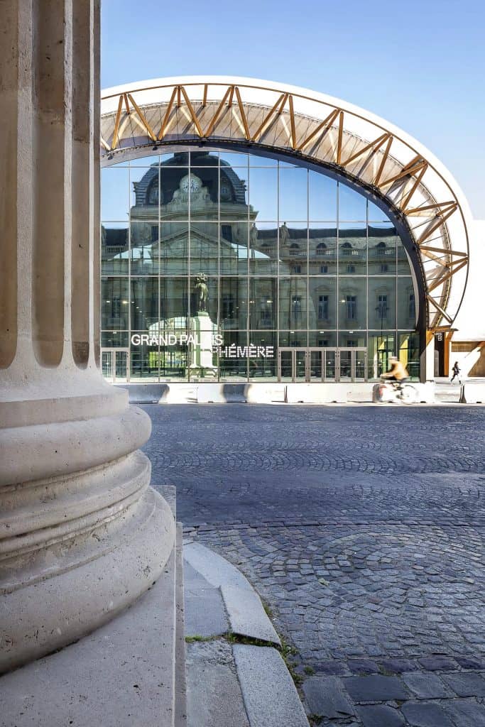 Grand Palais Ephémère by Wilmotte & Associés in Paris, France