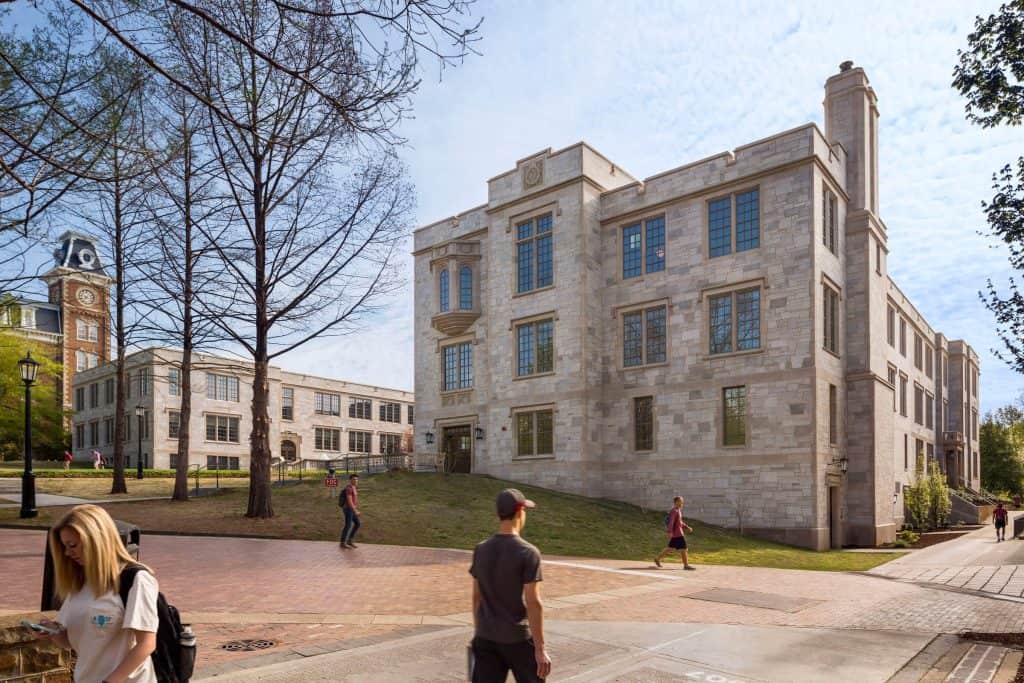 Restoration and Expansion of Gearhart Hall by Robert A.M. Stern Architects in Arkansas, United States
