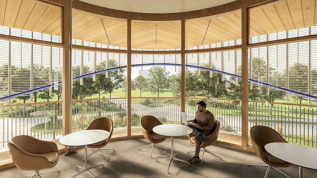 Proposal for HEC Campus by Ferrier Marchetti Studio in Paris, France