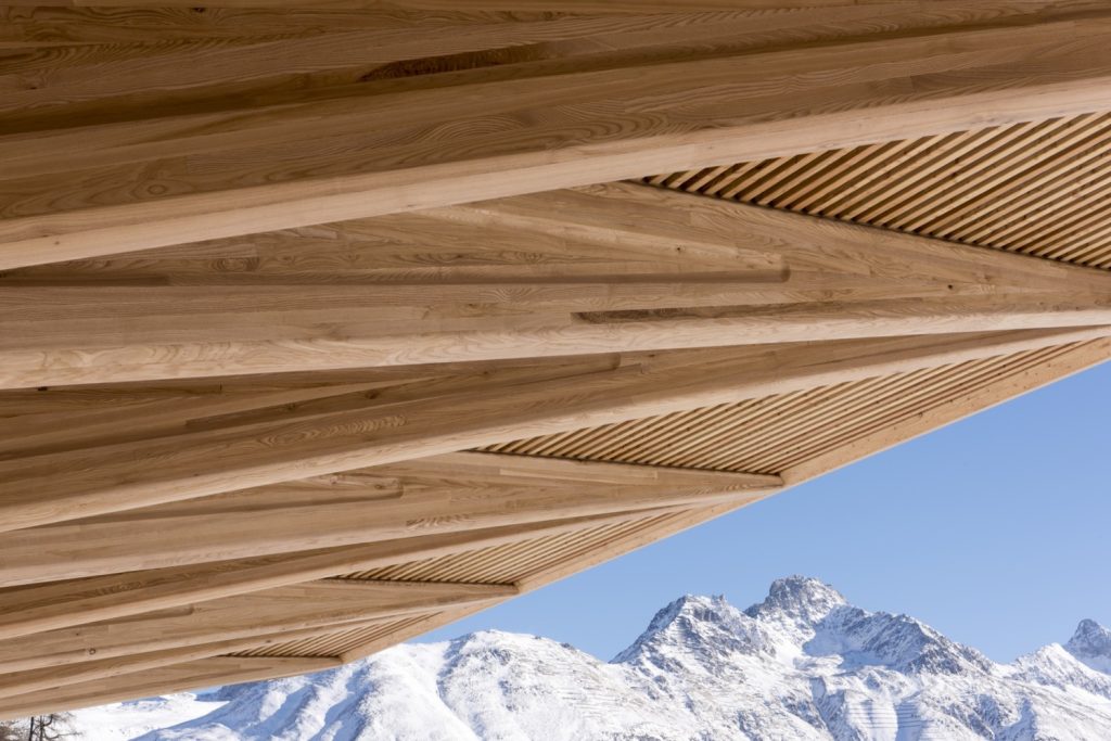 Kulm Eispavilion by Foster + Partners in Saint Moritz, Switzerland