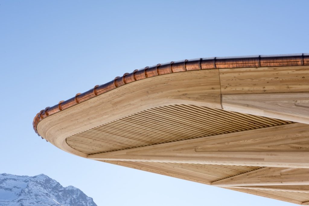 Kulm Eispavilion by Foster + Partners in Saint Moritz, Switzerland