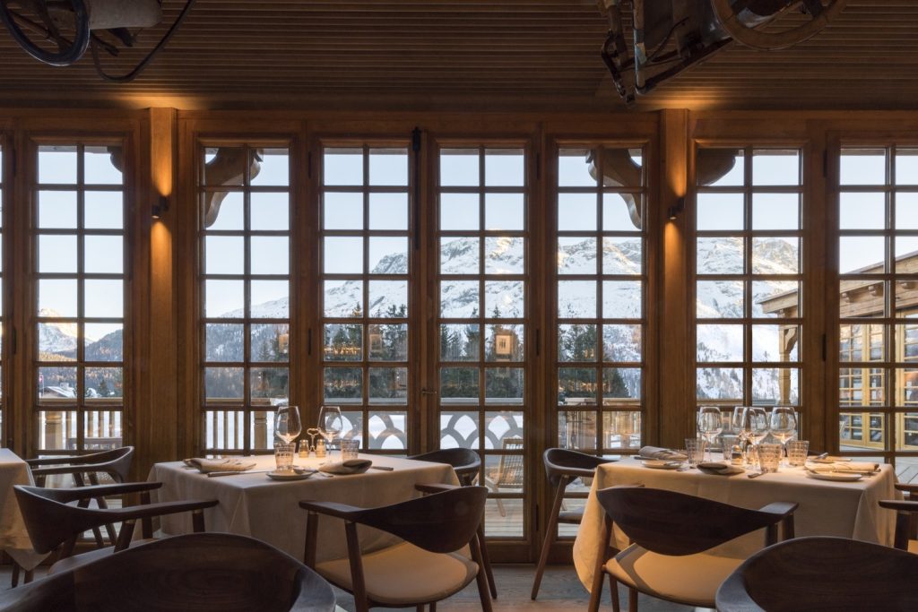 Kulm Eispavilion by Foster + Partners in Saint Moritz, Switzerland