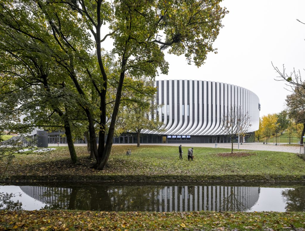 Sportarena Olympiapark Munich SAP Garden by 3XN in Munich, Germany