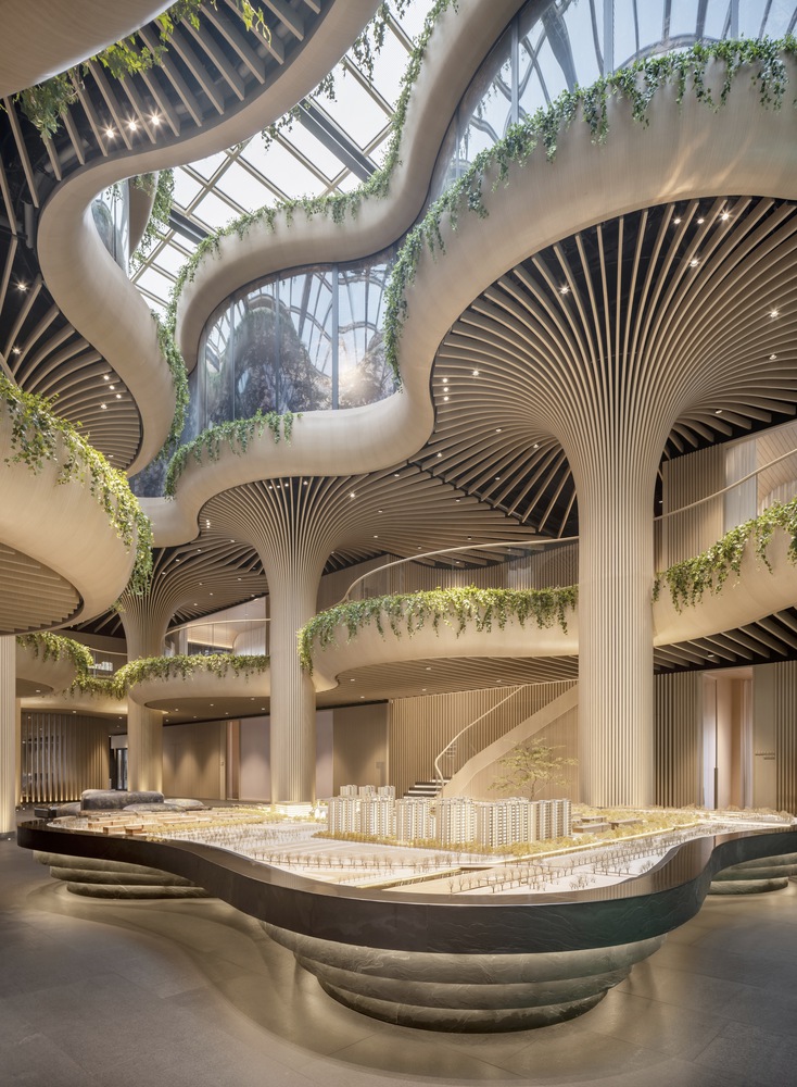 Solar Trees Marketplace by Koichi Takada Architects in Shanghai, China