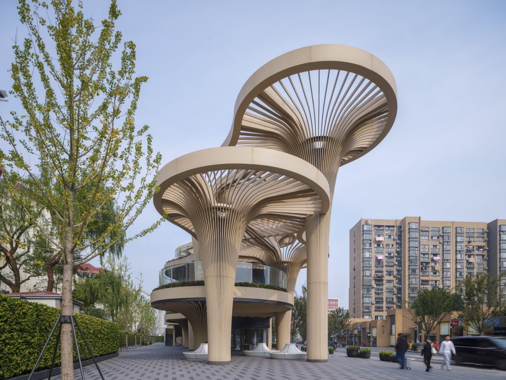 Solar Trees Marketplace by Koichi Takada Architects in Shanghai, China