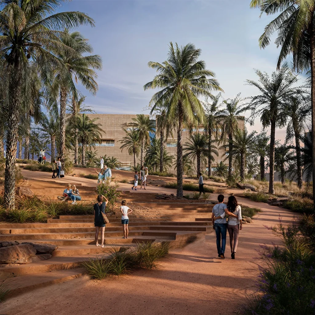 The Park by Emre Arolat Architecture in Madinah, Saudi Arabia