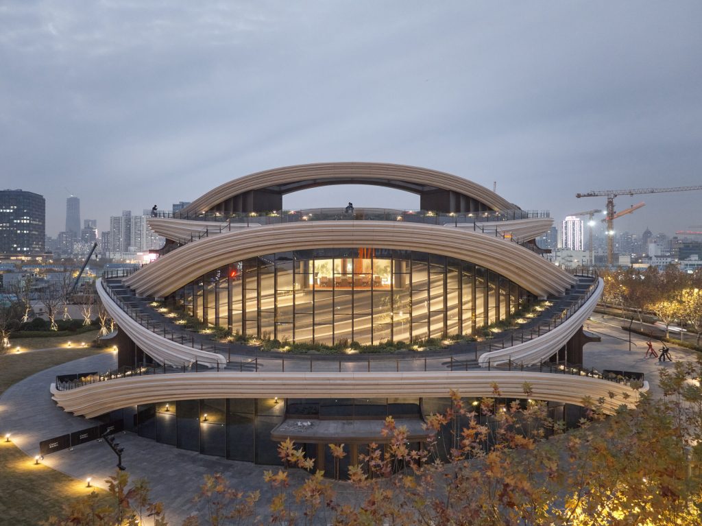 The Orbit by Heatherwick Studio in Shanghai, China