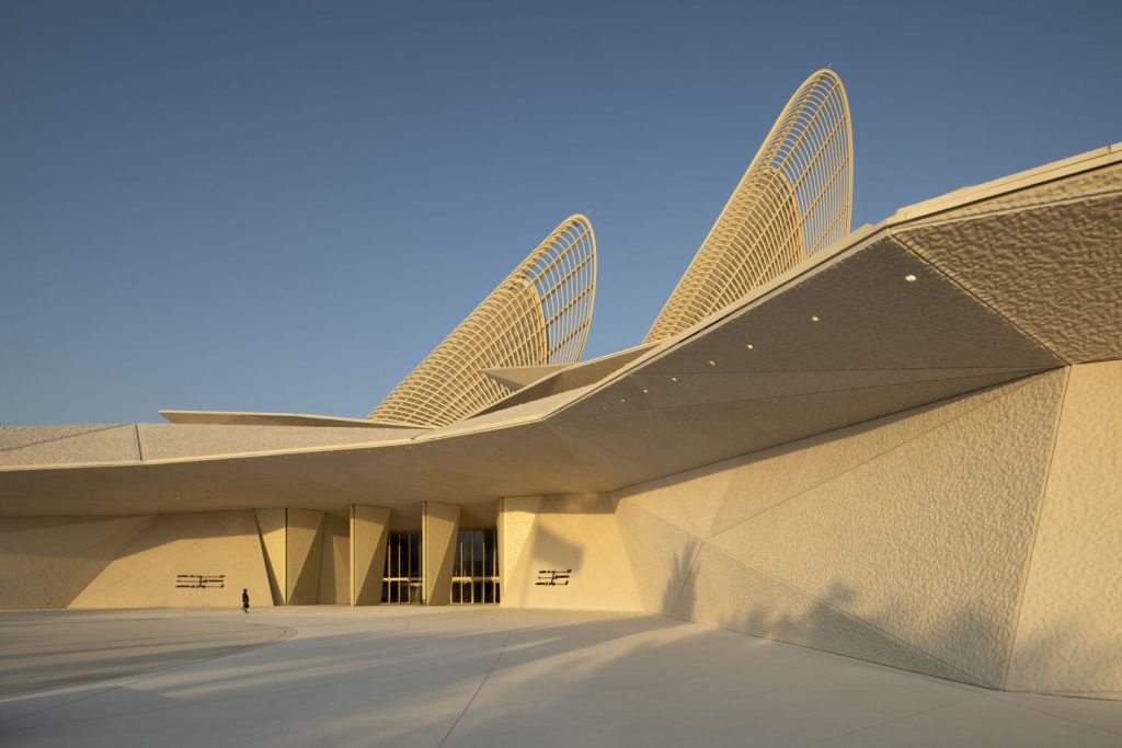 Zayed National Museum by Foster + Partners in Abu Dhabi, United Arab Emirates