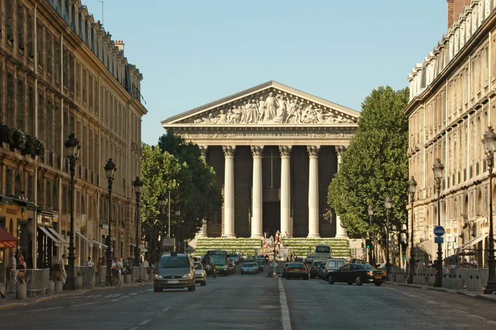 La Madeleine church in Paris