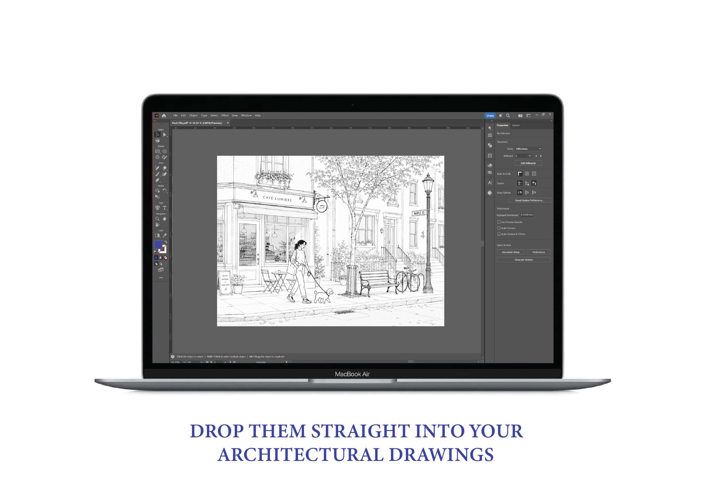 Architecture cutout pack preview