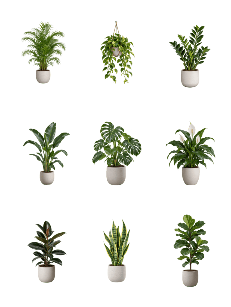 Free architectural cutout of Indoor Plants